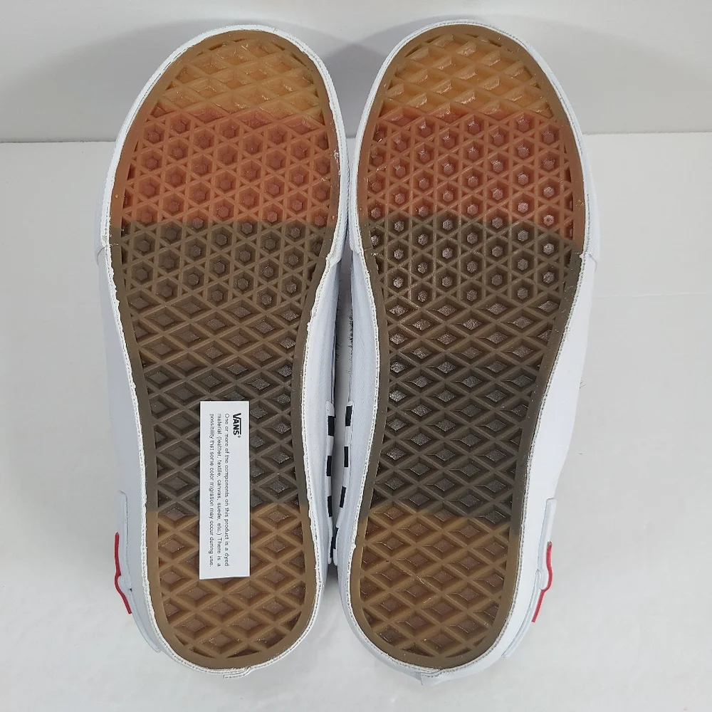 Vans Slip-On Cap Lx Pony Hair Checkerboard Black White Sneakers Women 7 Men 5.5 - Picture 10 of 10